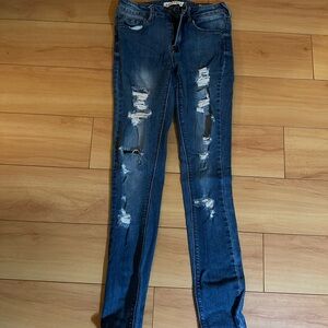 Bullhead high rise skinny jeans size 3